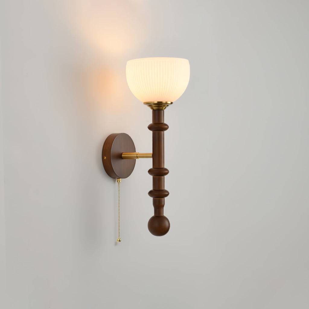 Ysolia Wood Wall Lamp-Moonnatur