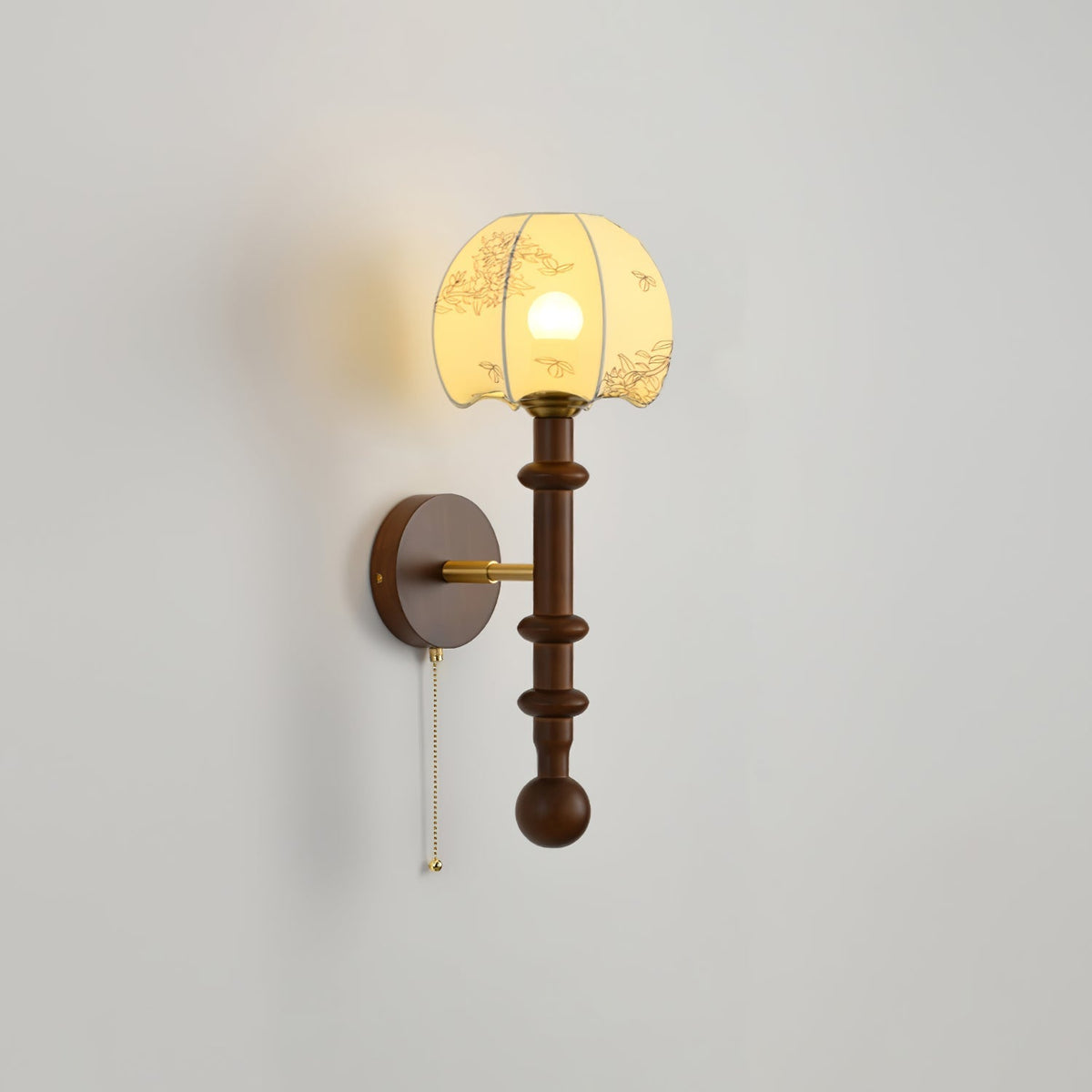Ysolia Wood Wall Lamp-Moonnatur
