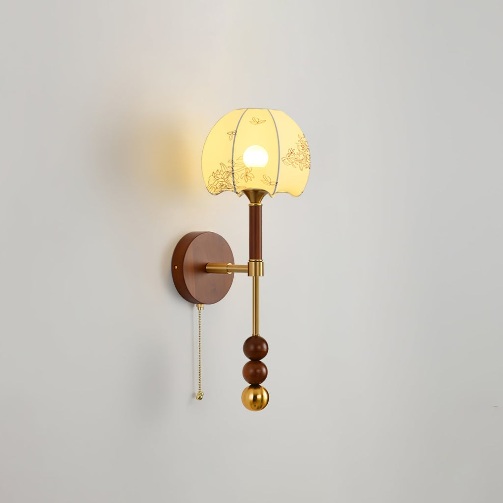 Ysolia Wood Wall Lamp-Moonnatur