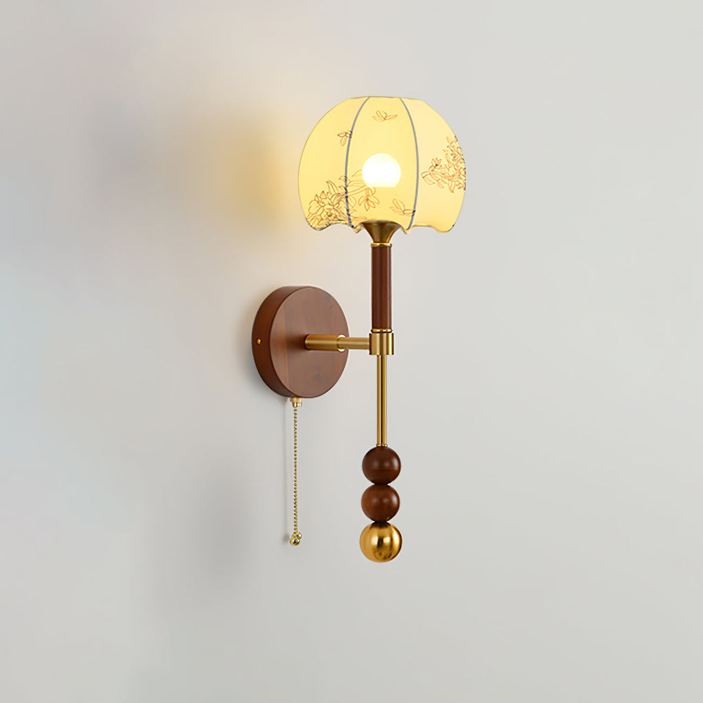 Ysolia Wood Wall Lamp-Moonnatur