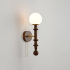 Ysolia Wood Wall Lamp-Moonnatur