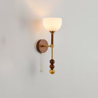 Ysolia Wood Wall Lamp-Moonnatur