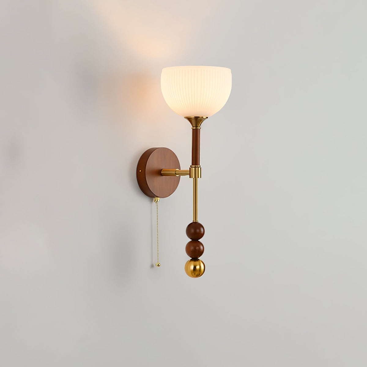 Ysolia Wood Wall Lamp-Moonnatur
