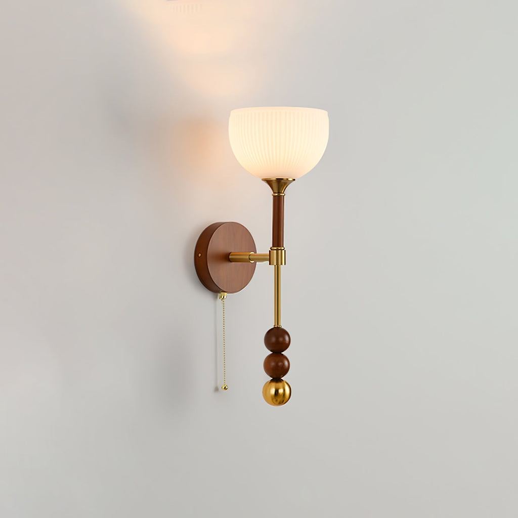 Ysolia Wood Wall Lamp-Moonnatur