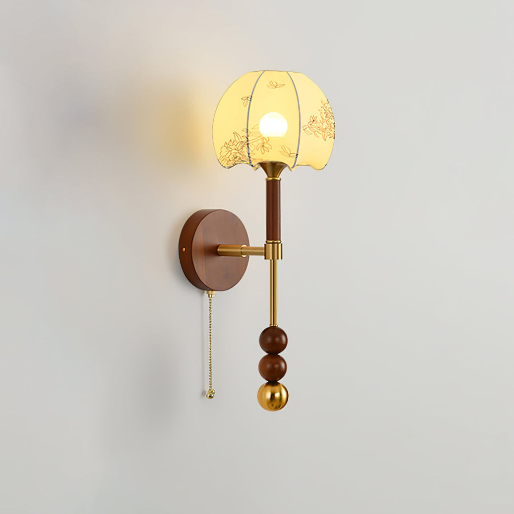 Ysolia Wood Wall Lamp-Moonnatur