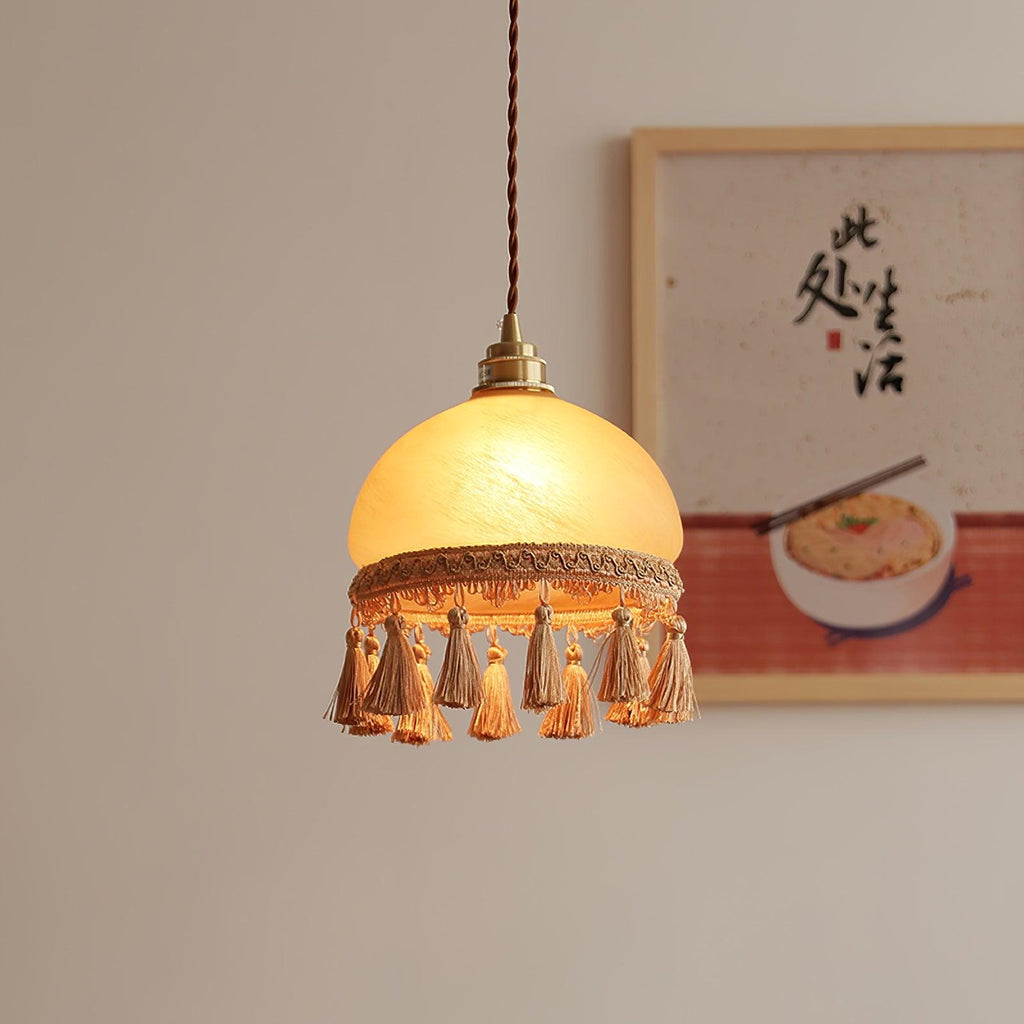 Ardaneth Fabric Pendant Light-Moonnatur