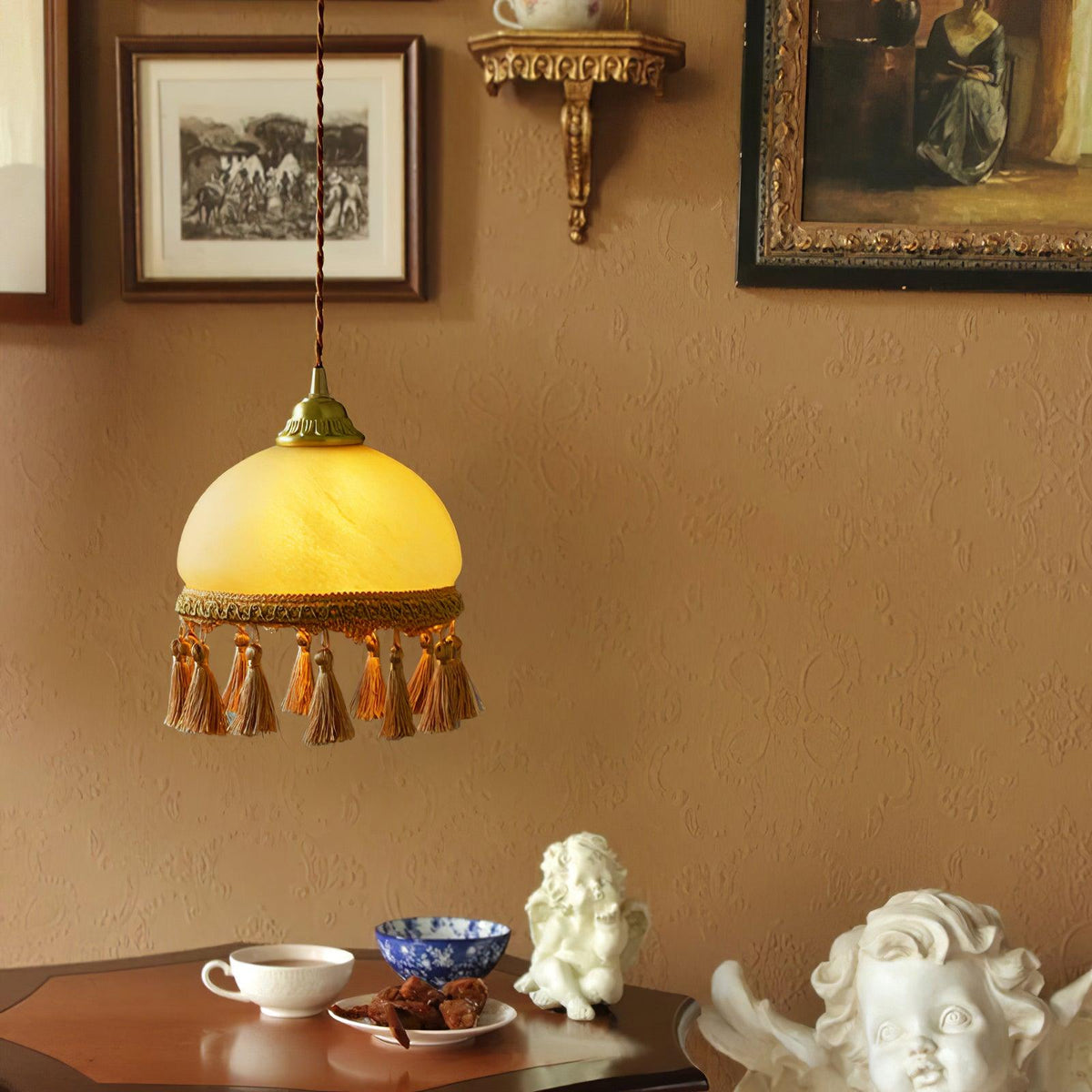 Ardaneth Fabric Pendant Light-Moonnatur