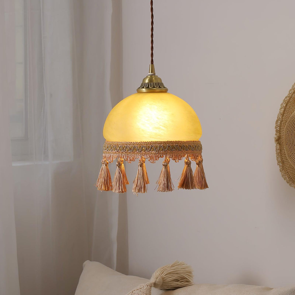 Ardaneth Fabric Pendant Light-Moonnatur