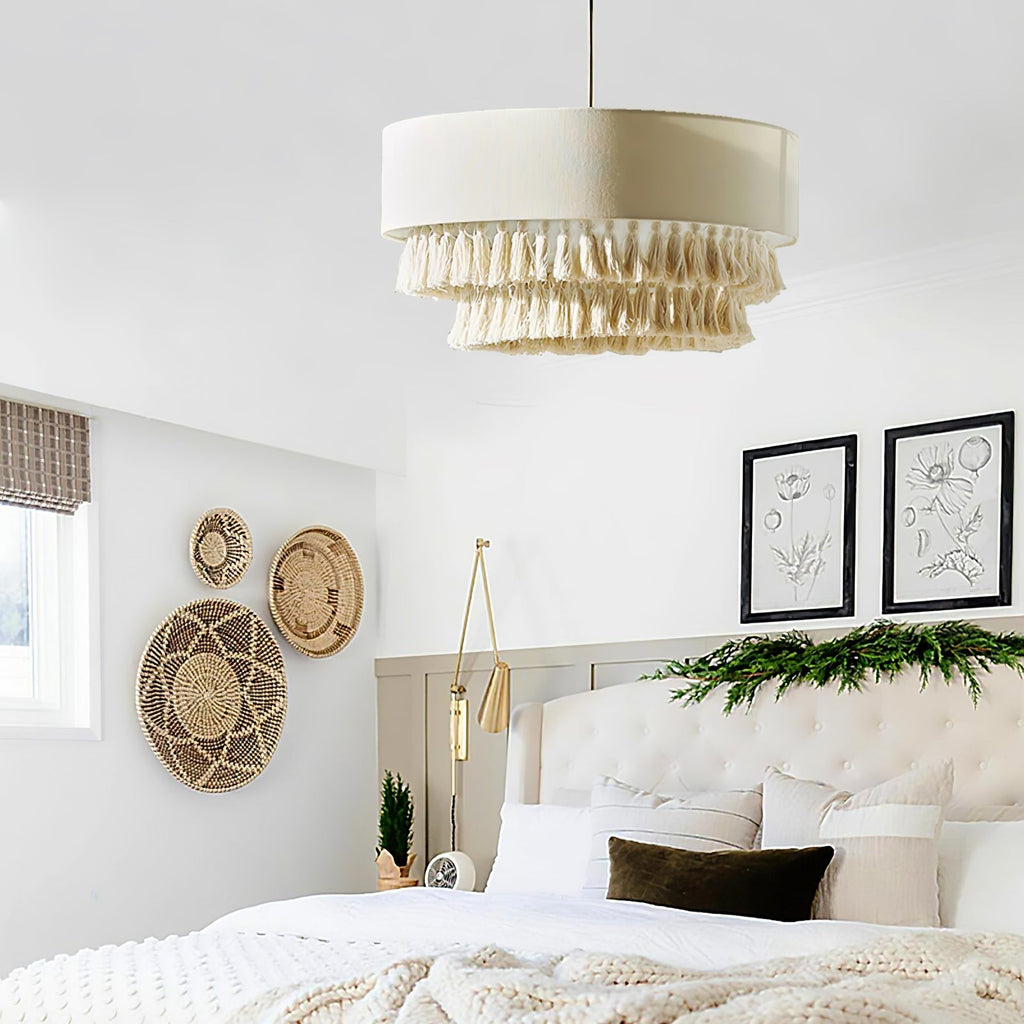 Narenwyn Fabric Pendant Light-Moonnatur