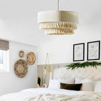 Narenwyn Fabric Pendant Light-Moonnatur