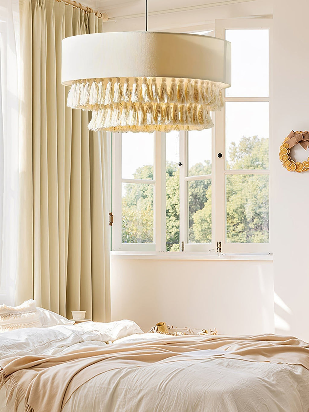 Narenwyn Fabric Pendant Light-Moonnatur