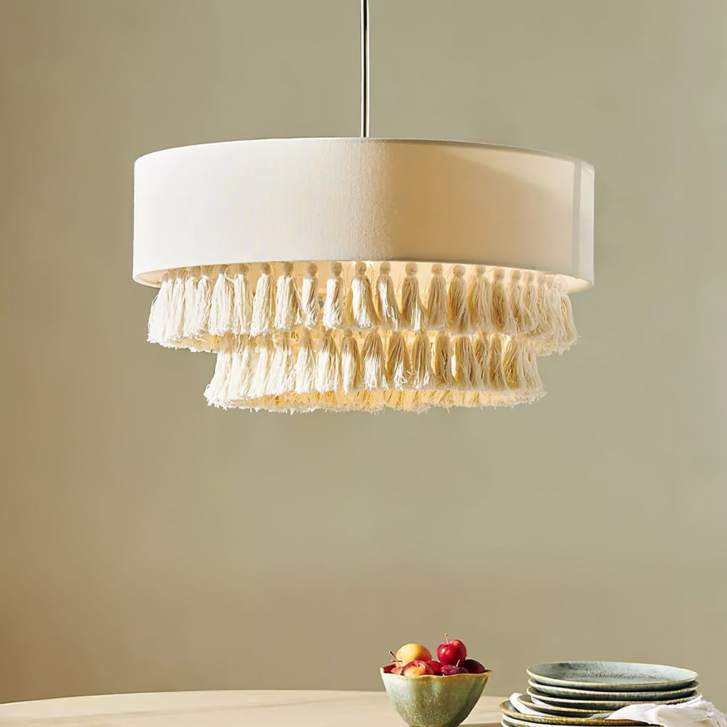 Narenwyn Fabric Pendant Light-Moonnatur