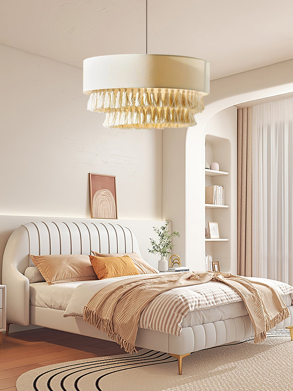 Narenwyn Fabric Pendant Light-Moonnatur