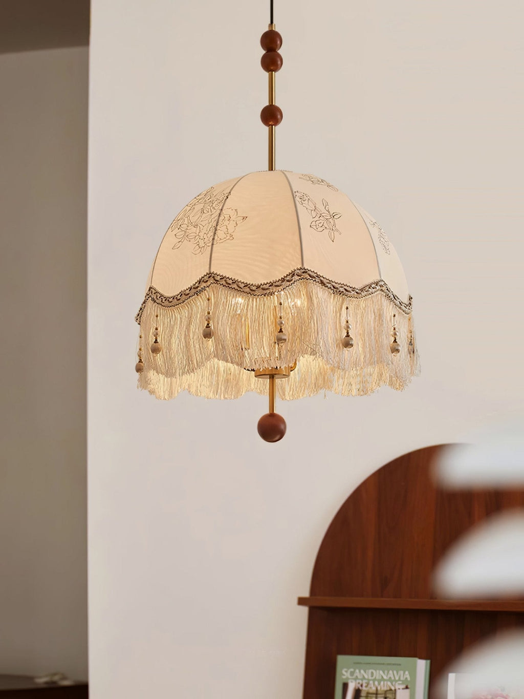 Lindenina Fabric Pendant Light-Moonnatur