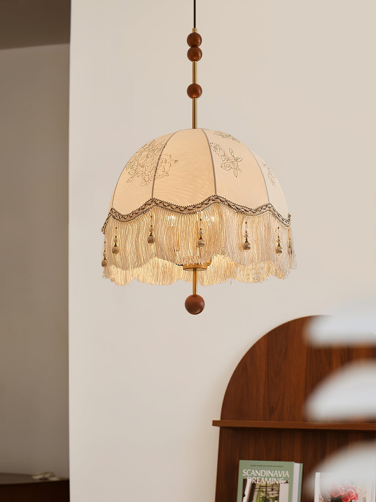 Lindenina Fabric Pendant Light-Moonnatur