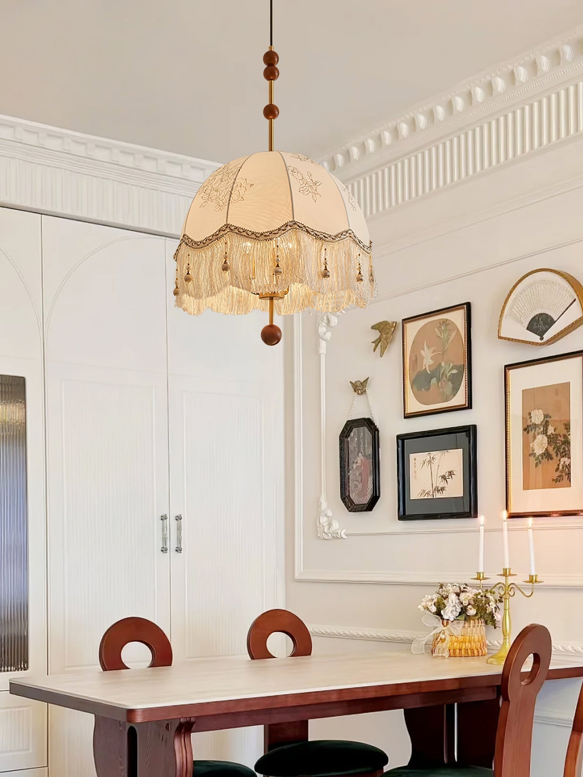 Lindenina Fabric Pendant Light-Moonnatur