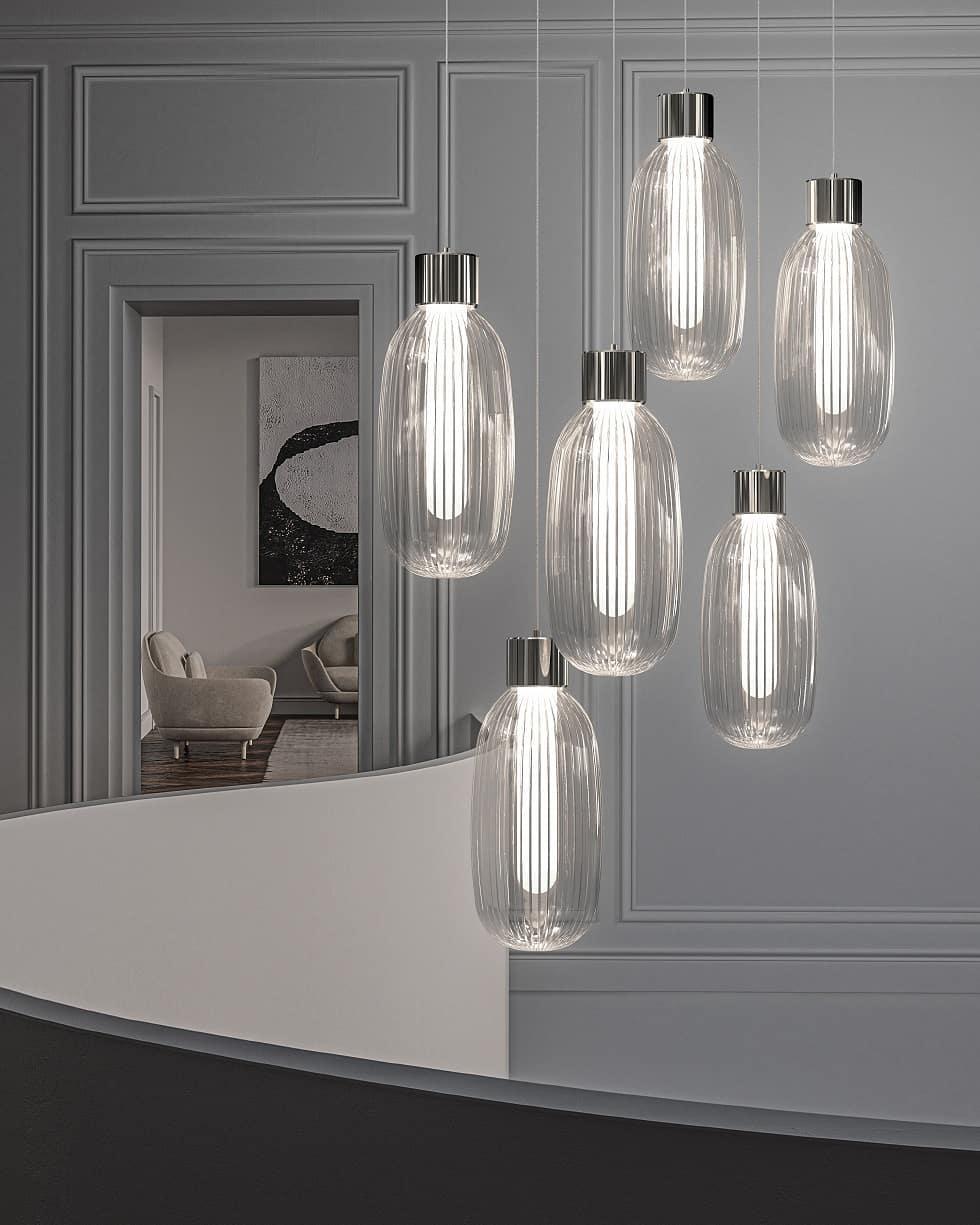 Xerenara Glass Pendant Light-Moonnatur