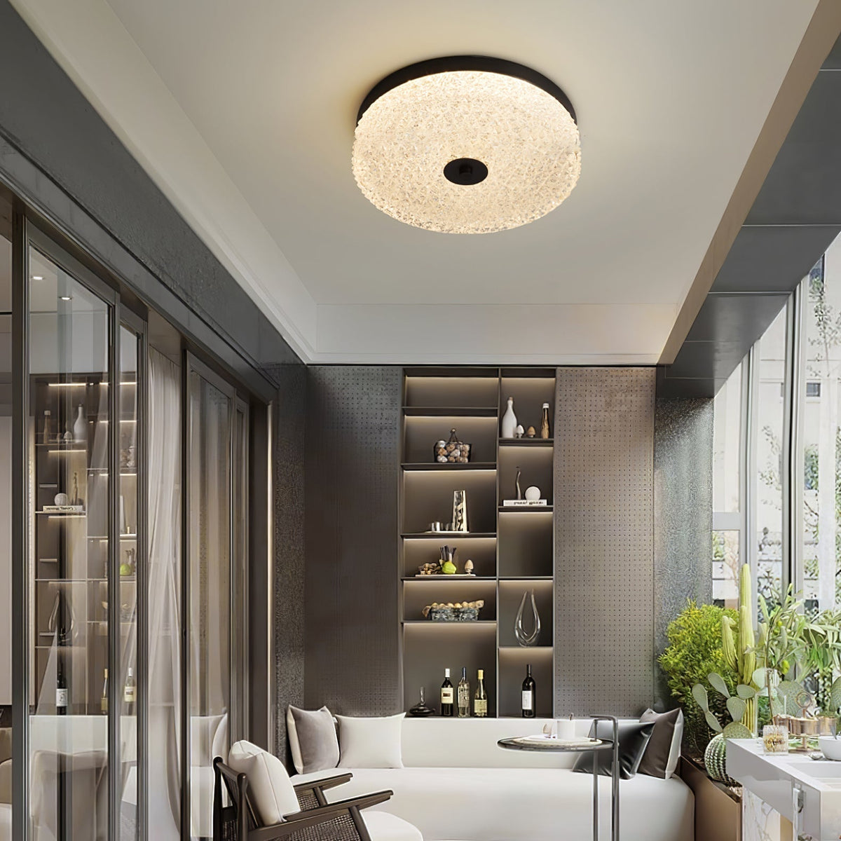 Irvella Acrylic Ceiling Light-Moonnatur