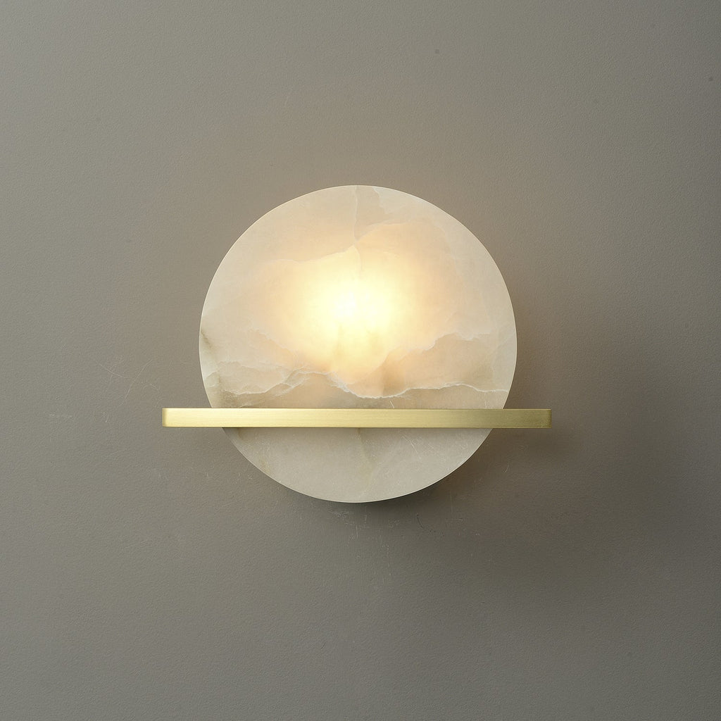Savenelis Alabaster Wall Light-Moonnatur