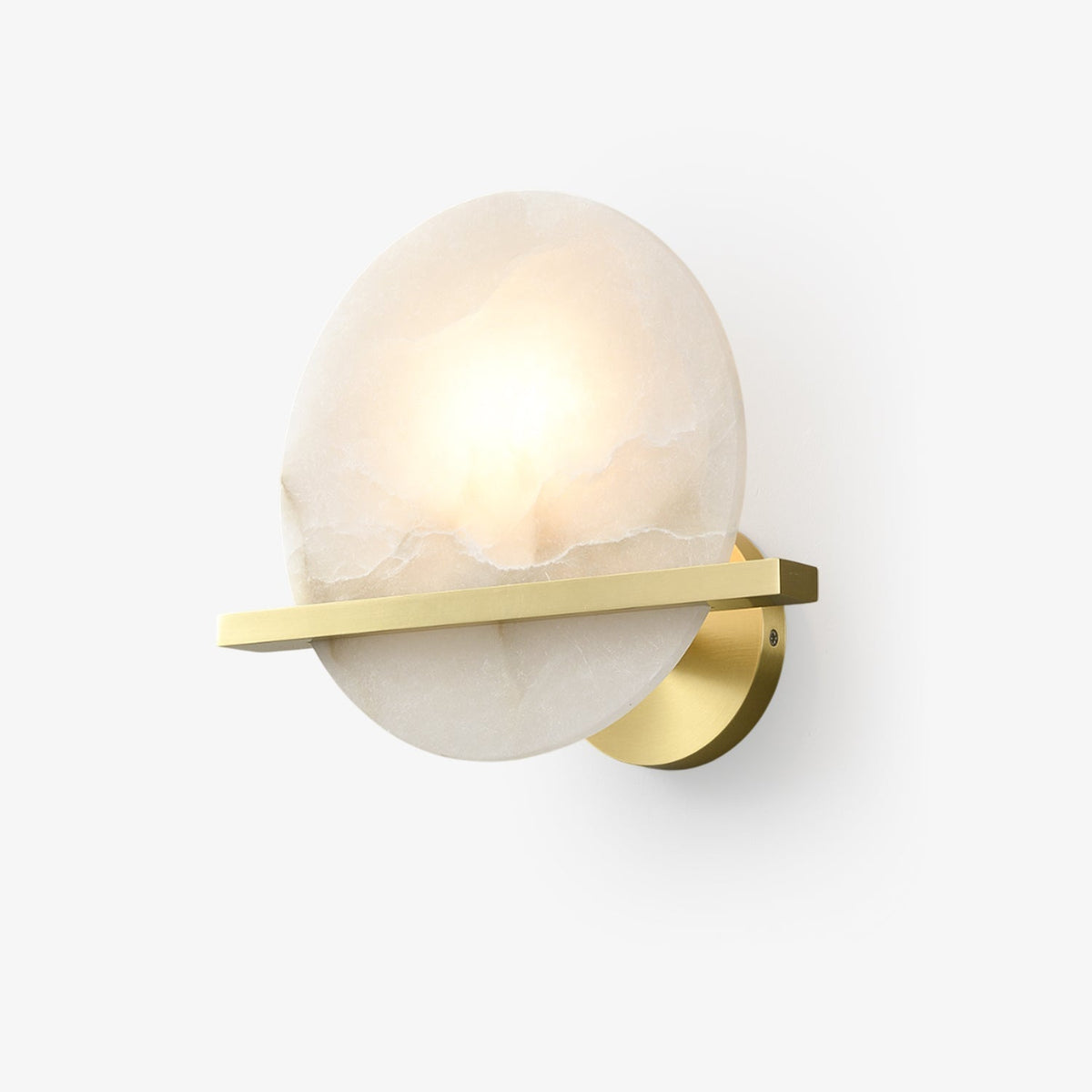 Savenelis Alabaster Wall Light-Moonnatur