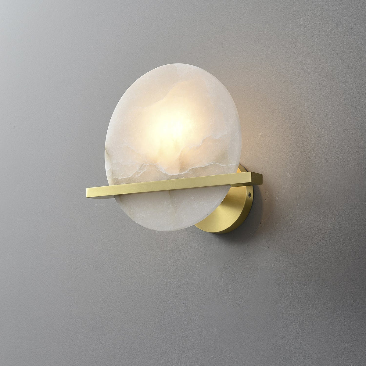 Savenelis Alabaster Wall Light-Moonnatur