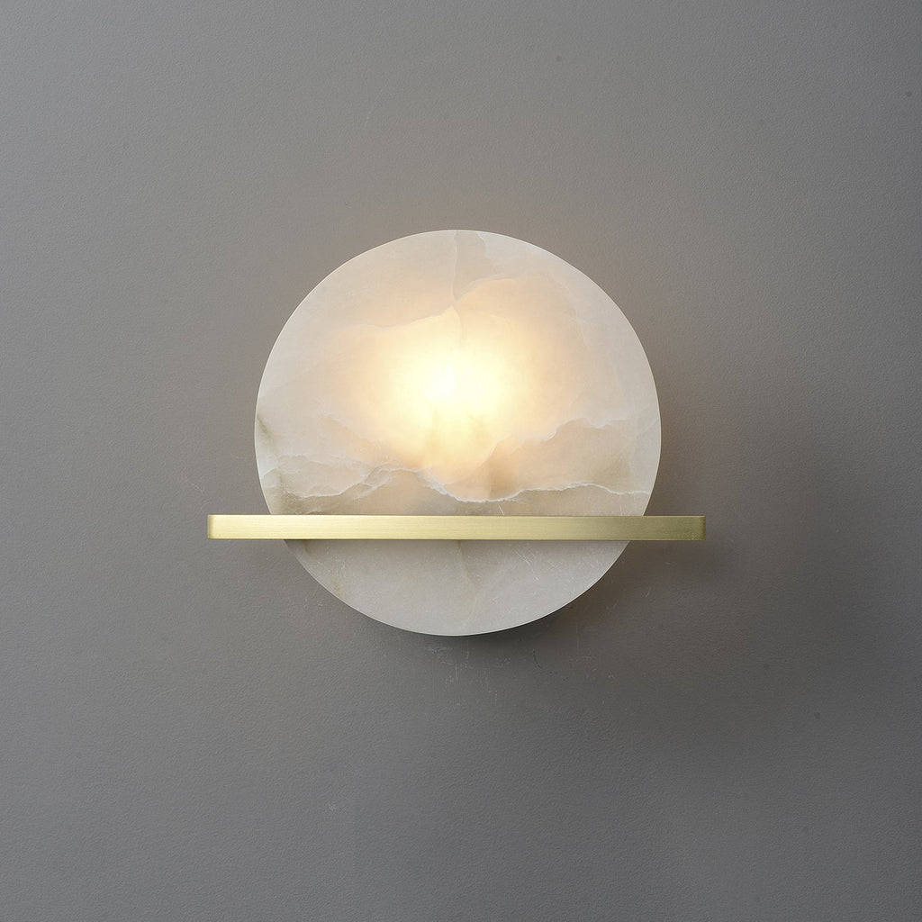 Savenelis Alabaster Wall Light-Moonnatur