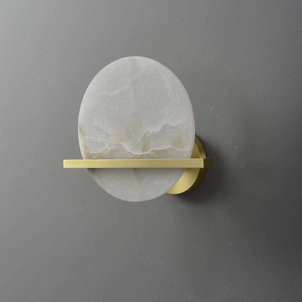 Savenelis Alabaster Wall Light-Moonnatur