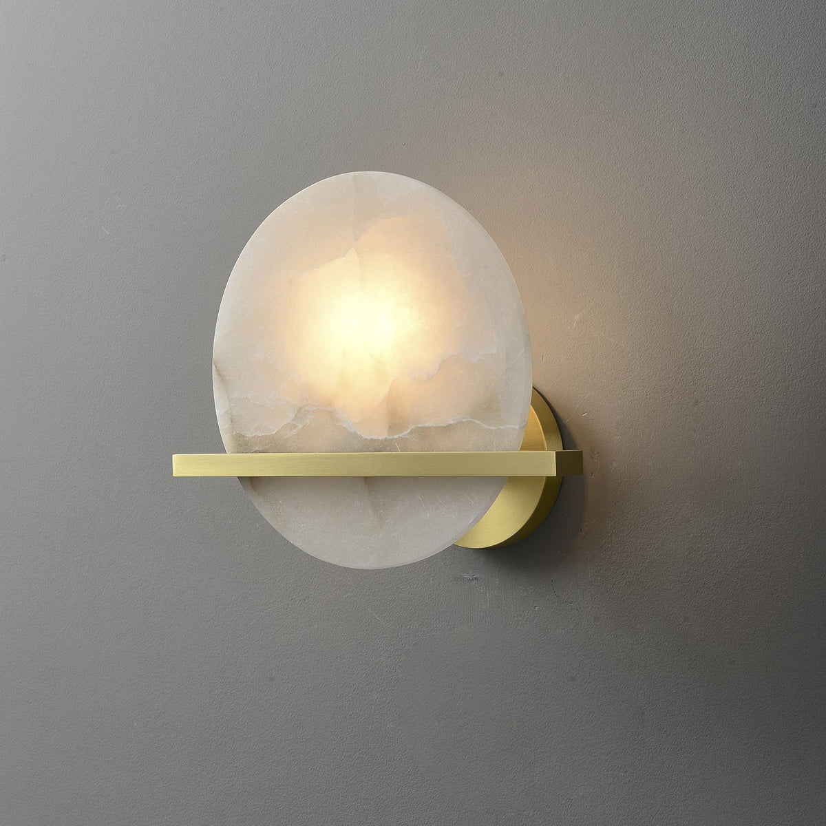Savenelis Alabaster Wall Light-Moonnatur