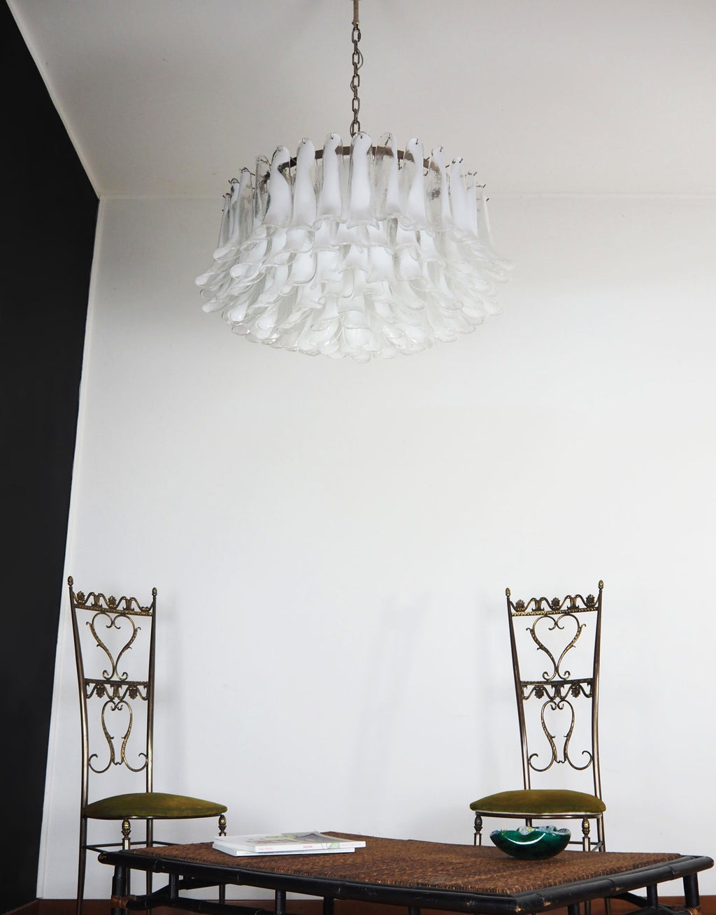 Greveth Glass Chandelier-Moonnatur