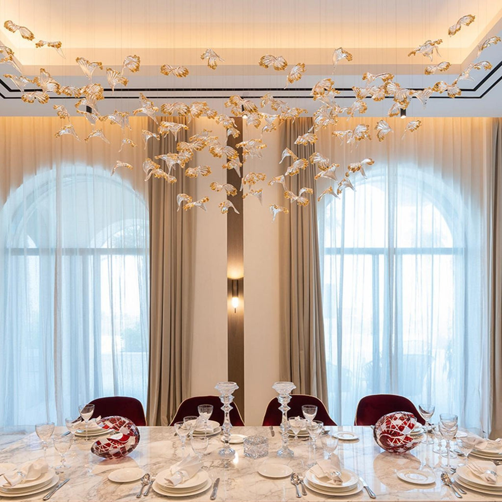 Farenune Glass Chandelier-Moonnatur