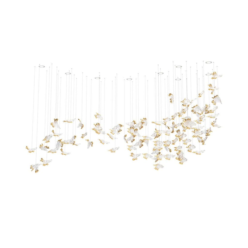 Farenune Glass Chandelier-Moonnatur