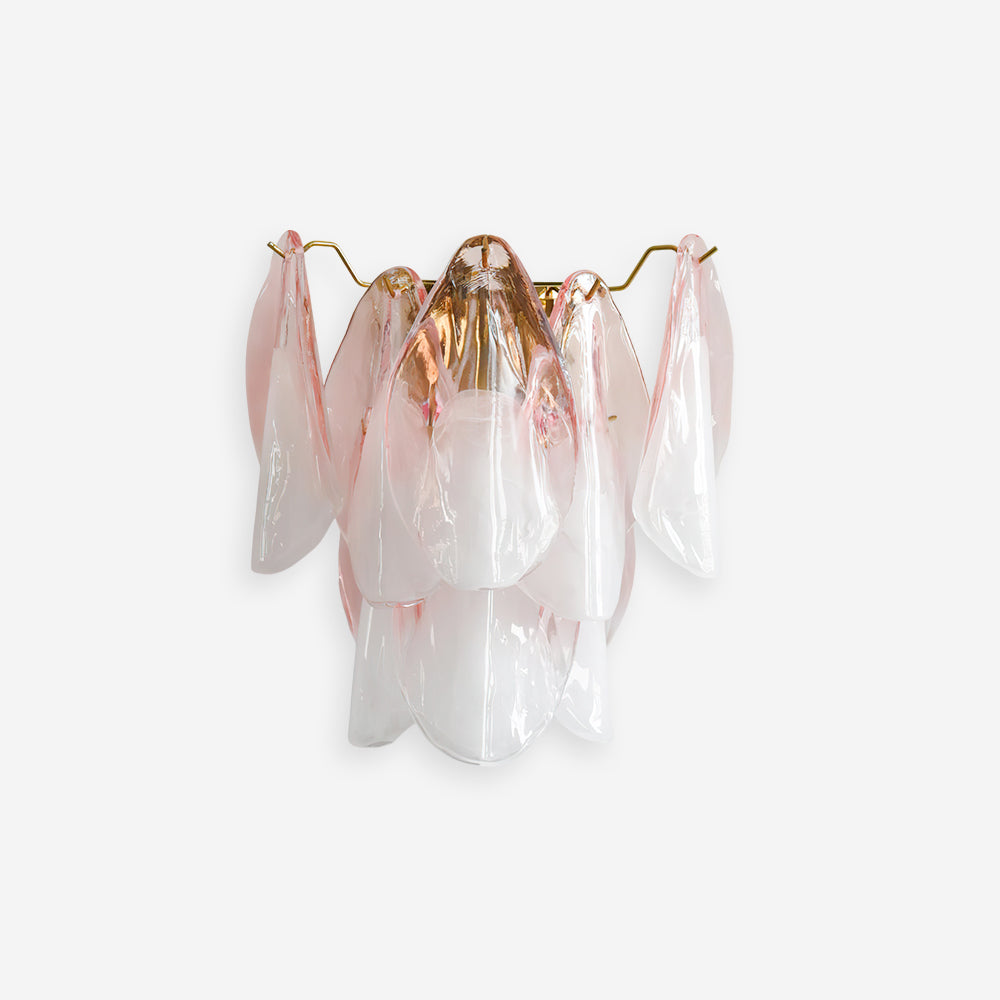 Camberina Glass Wall Light-Moonnatur