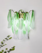 Camberina Glass Wall Light-Moonnatur
