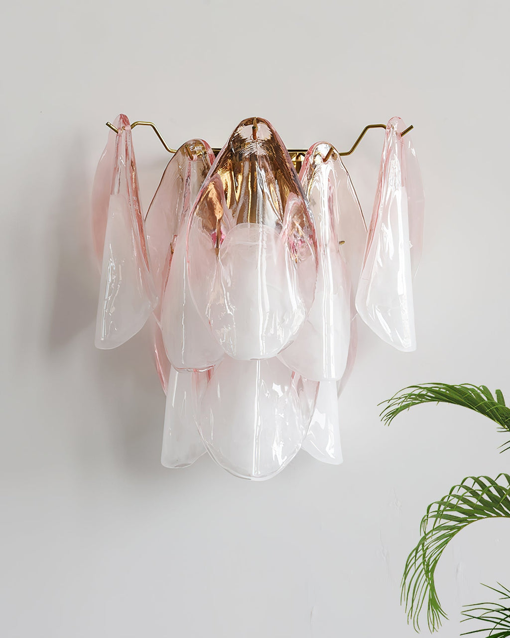 Camberina Glass Wall Light-Moonnatur