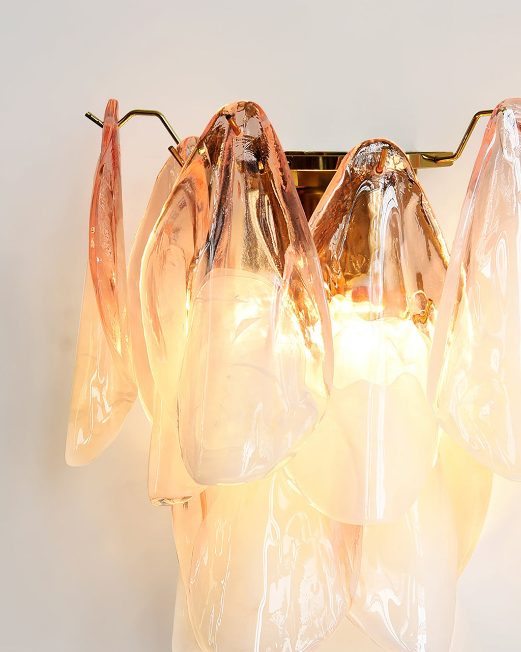 Camberina Glass Wall Light-Moonnatur