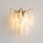 Camberina Glass Wall Light-Moonnatur