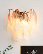 Camberina Glass Wall Light-Moonnatur