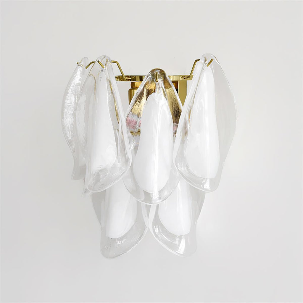 Camberina Glass Wall Light-Moonnatur
