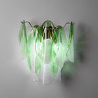 Camberina Glass Wall Light-Moonnatur