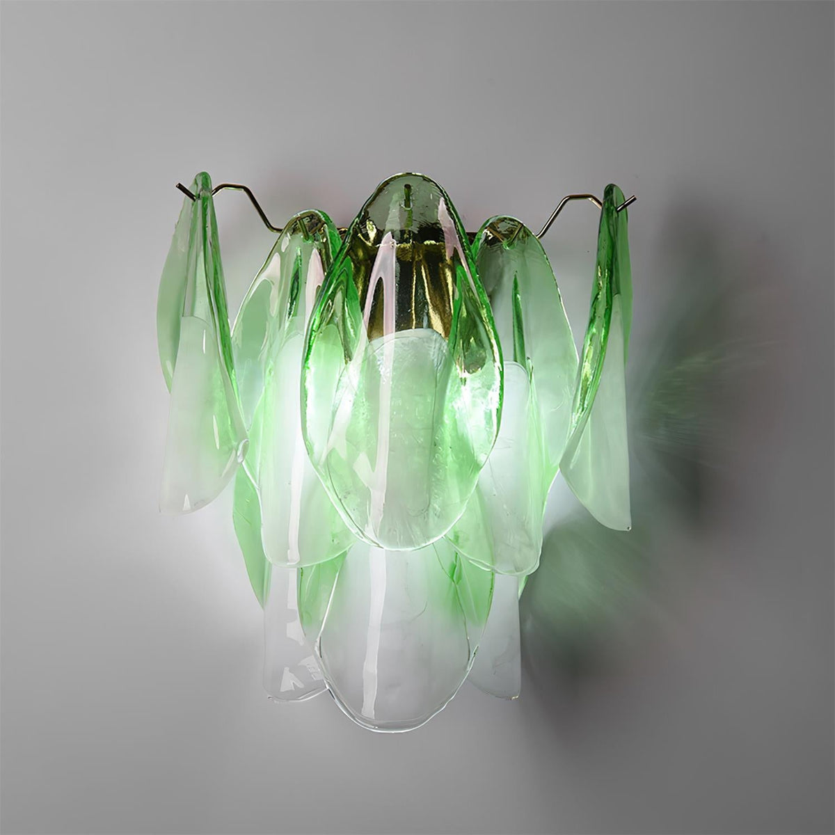 Camberina Glass Wall Light-Moonnatur