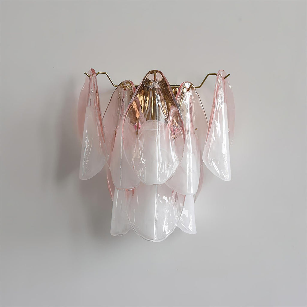 Camberina Glass Wall Light-Moonnatur