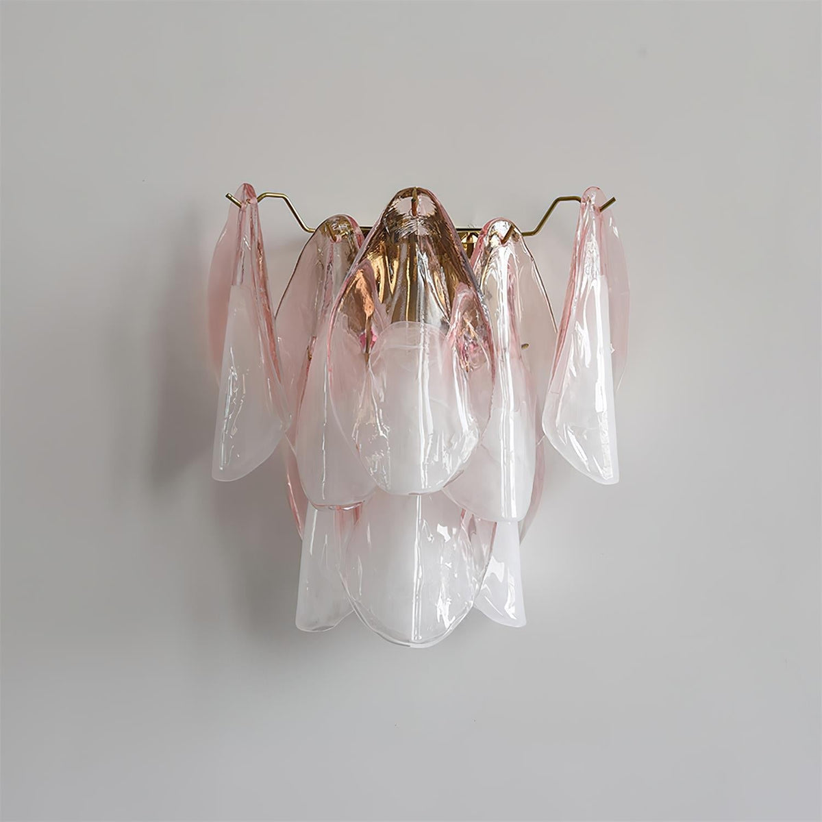 Camberina Glass Wall Light-Moonnatur