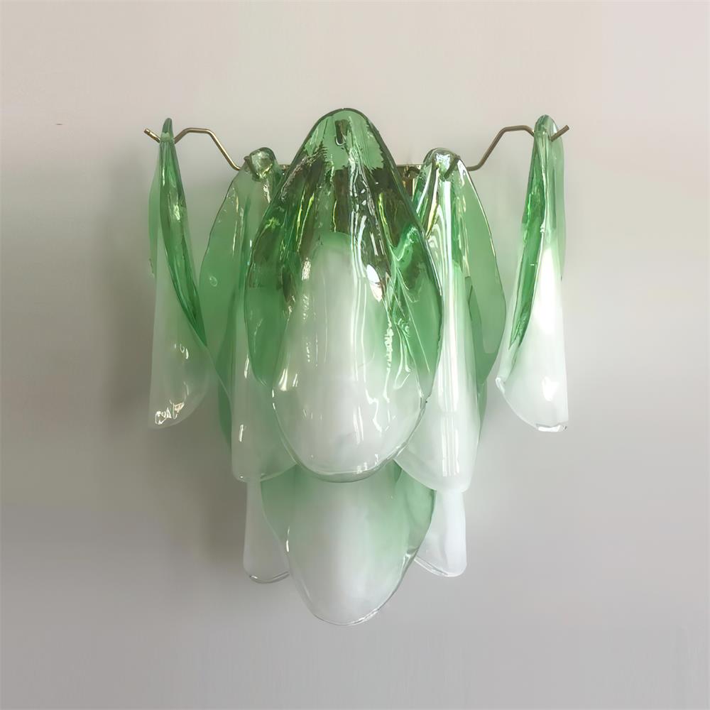 Camberina Glass Wall Light-Moonnatur