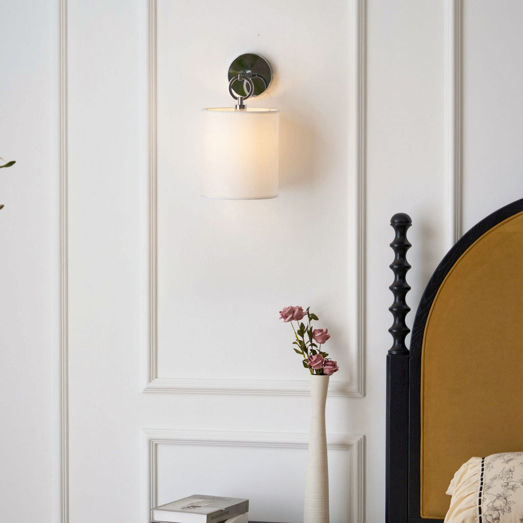 Aberoria Fabric Wall Light-Moonnatur