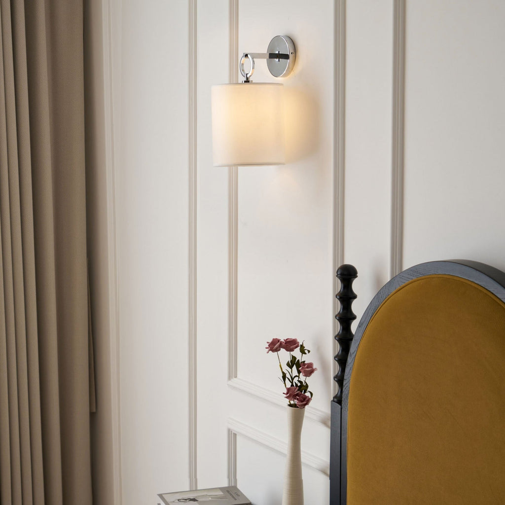 Aberoria Fabric Wall Light-Moonnatur