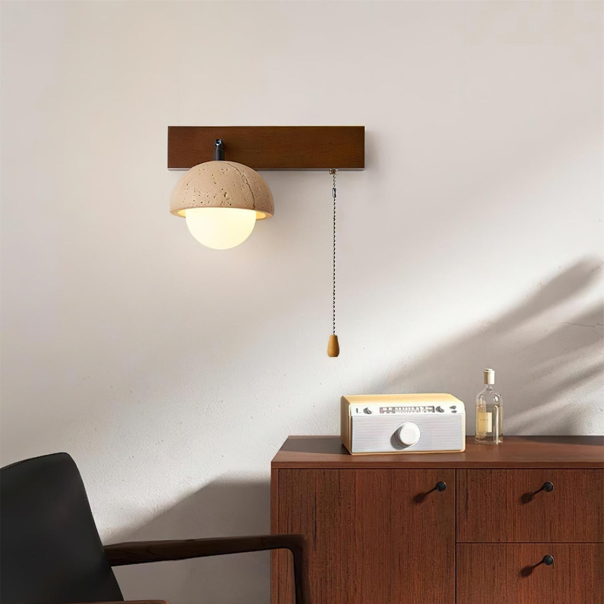 Ravenseris Travertine Wall Light-Moonnatur