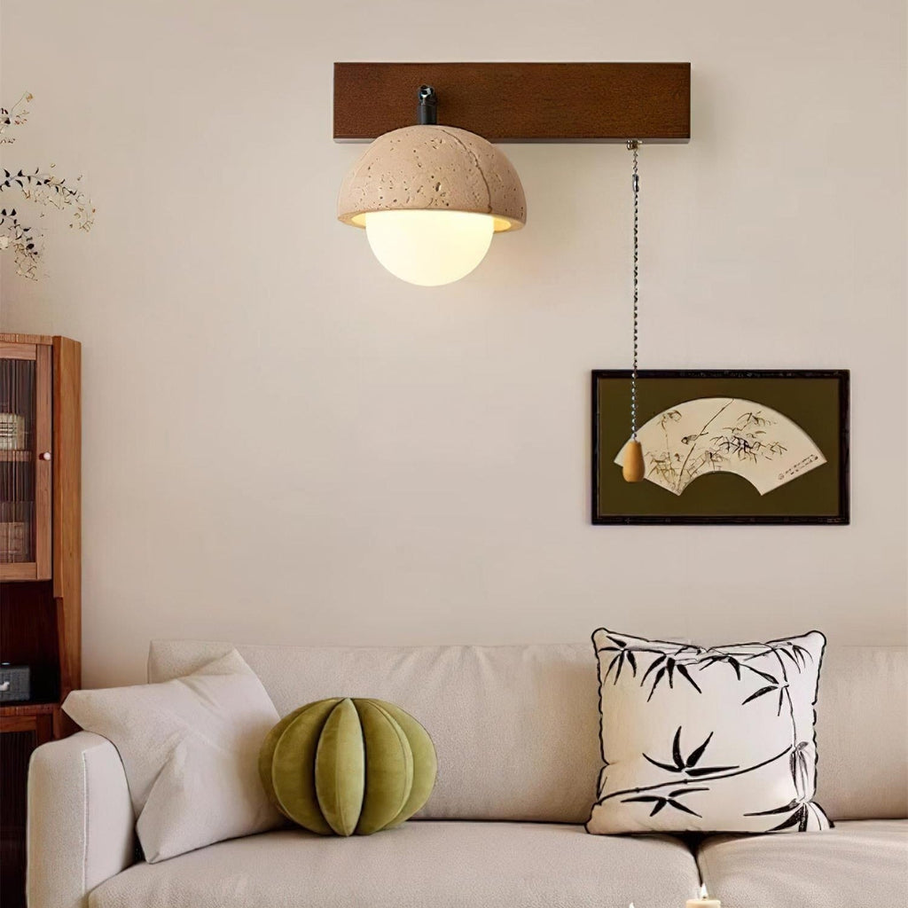 Ravenseris Travertine Wall Light-Moonnatur