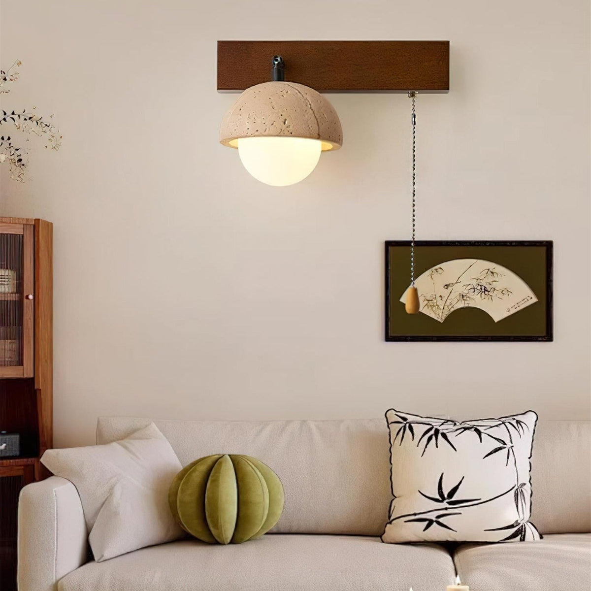 Ravenseris Travertine Wall Light-Moonnatur