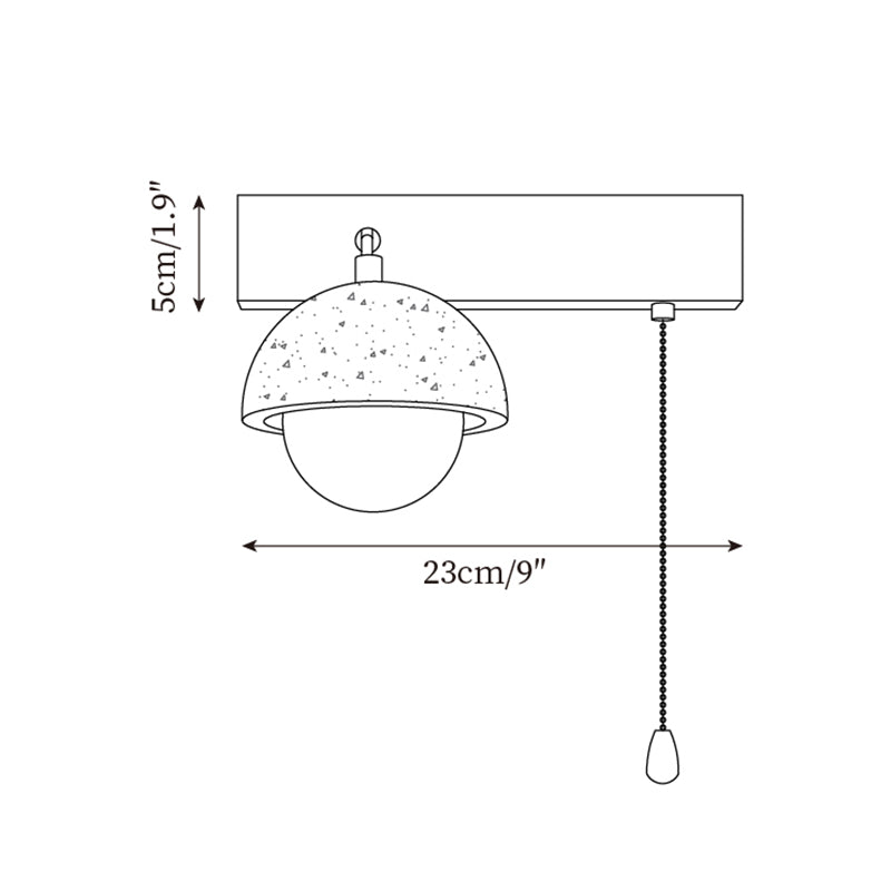 Ravenseris Travertine Wall Light-Moonnatur