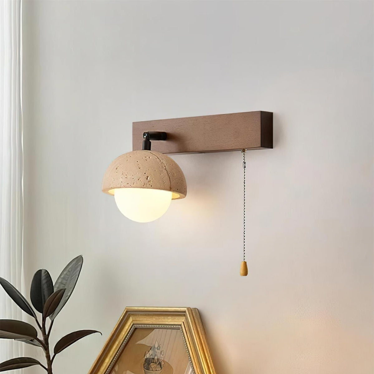 Ravenseris Travertine Wall Light-Moonnatur